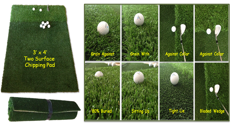 Pro Putt Systems 3′ x 4′ Apron and Rough Chipping Mat