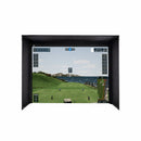 Big Moss Complete C series DIY Indoor Golf Enclosure Kit with Premium Screen & Big Moss SIM Green Package (9ft ceiling height)