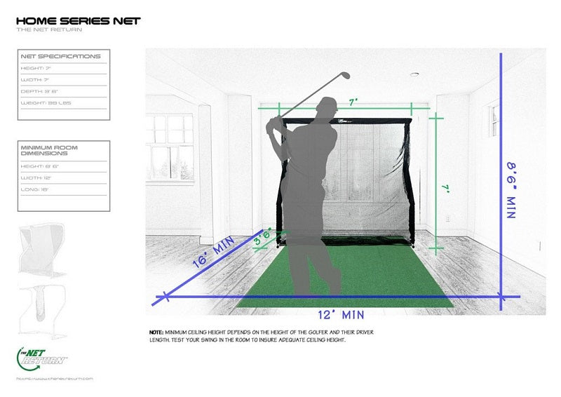 TrueStrike and Home Series 7×7 Net Package