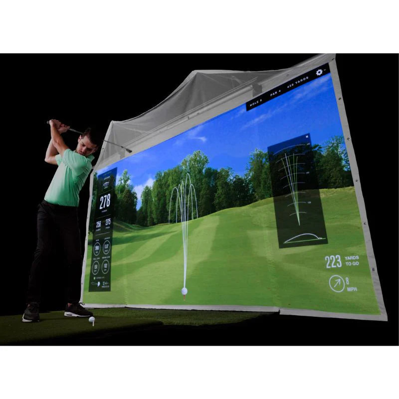 HomeCourse ProScreen 180 Retractable Golf Simulator Screen