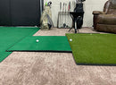 Big Moss Complete C Series Pro Indoor Golf Enclosure Kit with Premium Screen & Big Moss SIM Green Package (9ft ceiling height)